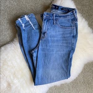 Hollister Distressed Mom Jeans